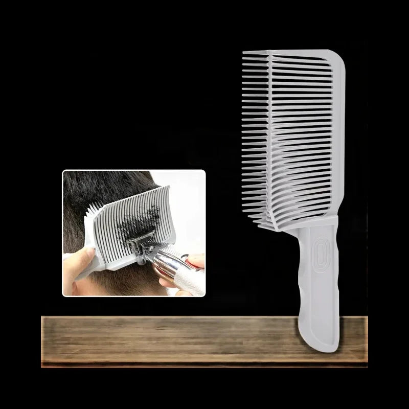1pcs Hair Combs Blending Fades Comb Men Styling Arc Flat Comb Supplies Utility  Positioning Get A Haircut Styling Tools - KiwisLove