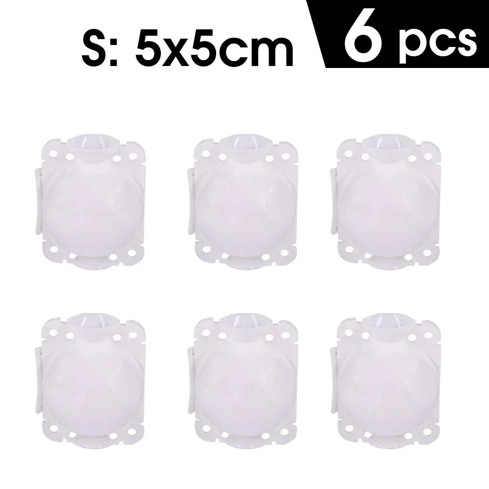 6pcs Strong Plastic Tree Root Grow Box Grafting Tool Rooting Ball Reusable High Pressure Air Layering Tree Rooter Propagator