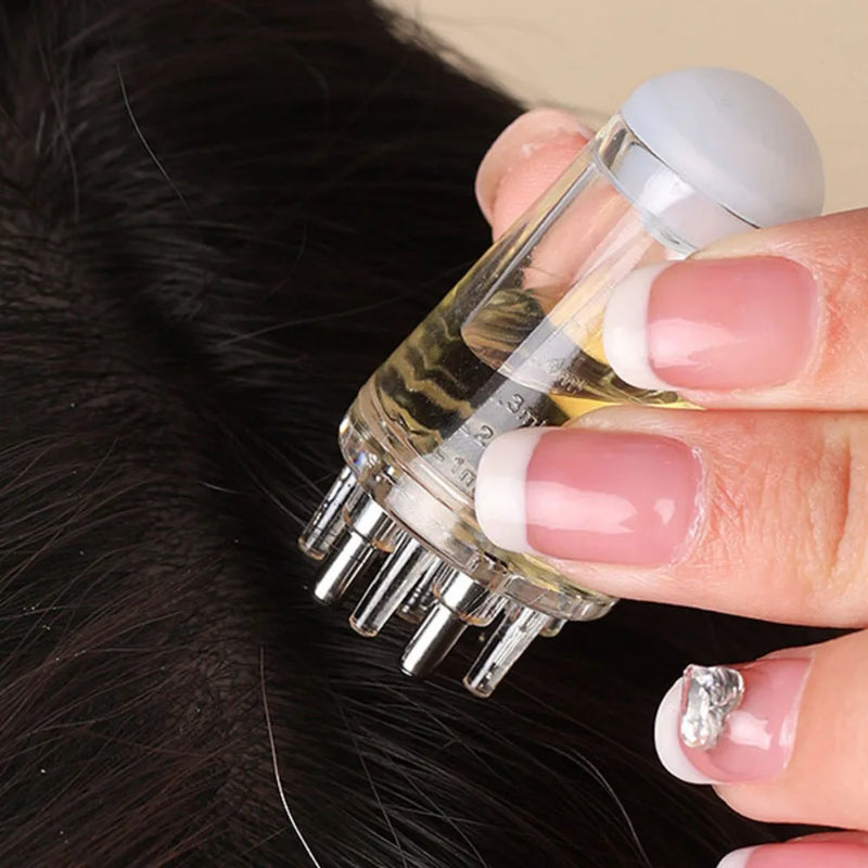 Scalp Applicator Liquid Comb for Hair Scalp Treatment Essential Oil Guiding Massager Brush Hair Growth Serum Oil Apply Device - KiwisLove
