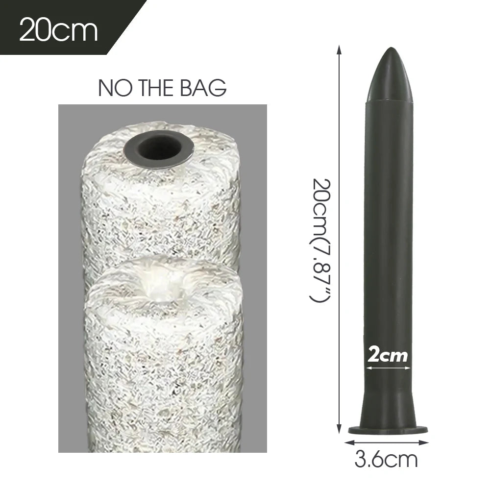 Greenhouses Reusable Inoculation Sticks for Mushroom Plastic Convex Edge Mushroom Punch Pole Cultivation Tools Edible Fungi Inoc