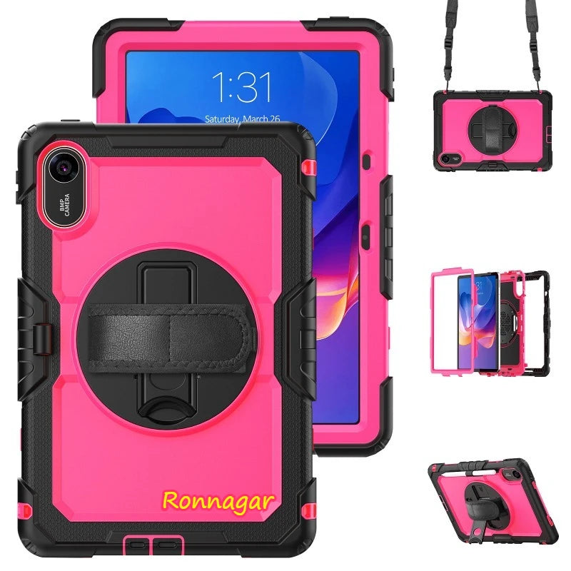 Heavy Duty Rugged Cover for Xiaomi Redmi Pad 2 11inch 2025 Shoulder Strap Built-in Screen Protector for Redmi Pad 2 11'' Tablet