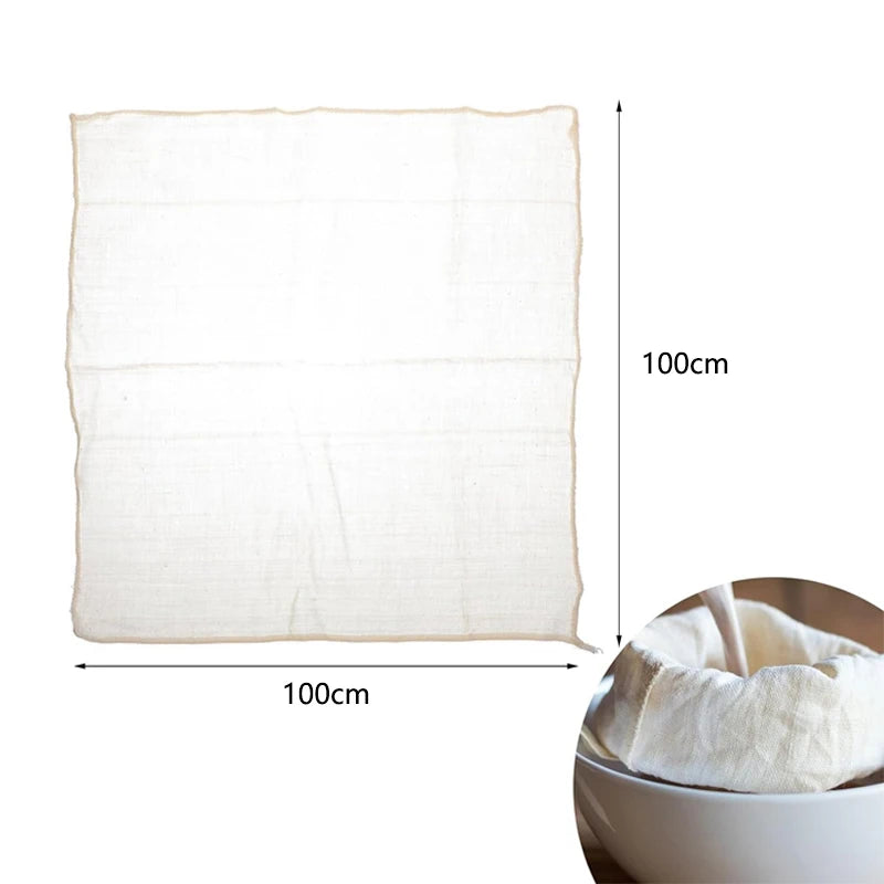 1-5p Cotton Gauze Muslin Tofu Cheese Soy Milk Wine Filter Cloth Kit DIY Soy Pressing Kitchen Gadgets Baking Ferment Pastry Tools