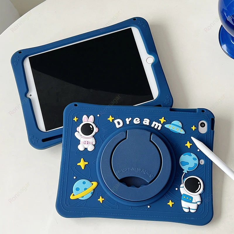 Cartoon Horse Case For iPad A16 2025 2024 Air11 M3 M2 Mini1 2 3 4 5 6 7 Pro11 M4 M2 9.7 10.2 10.9 iPad 6 7 8 9 10th iPad Air 4 5