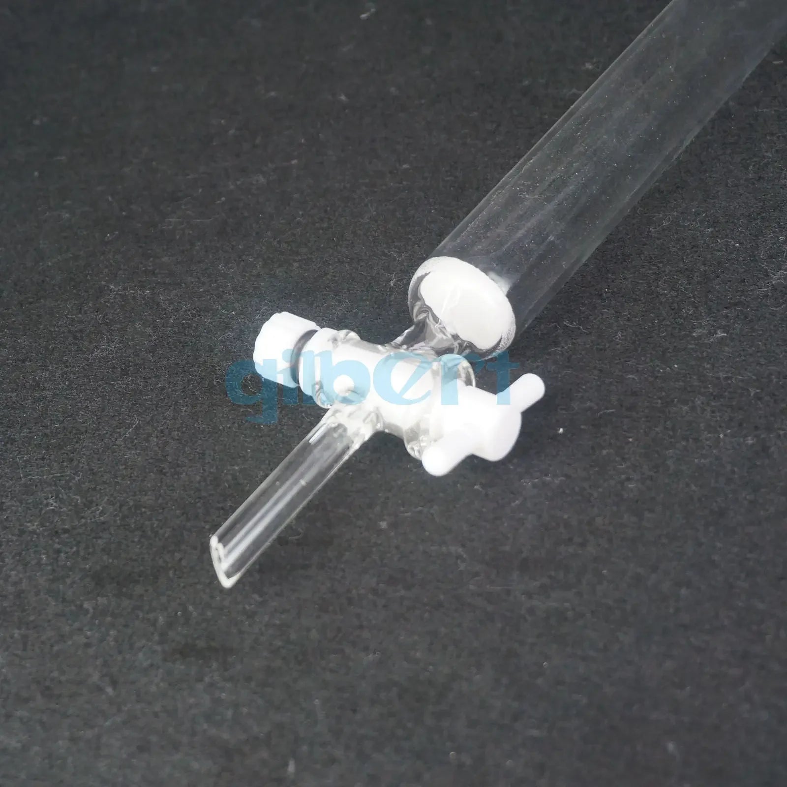 30x300mm 24/29 Glass Chromatography Column PTFE Stopcock Ground Cone Fritted - KiwisLove