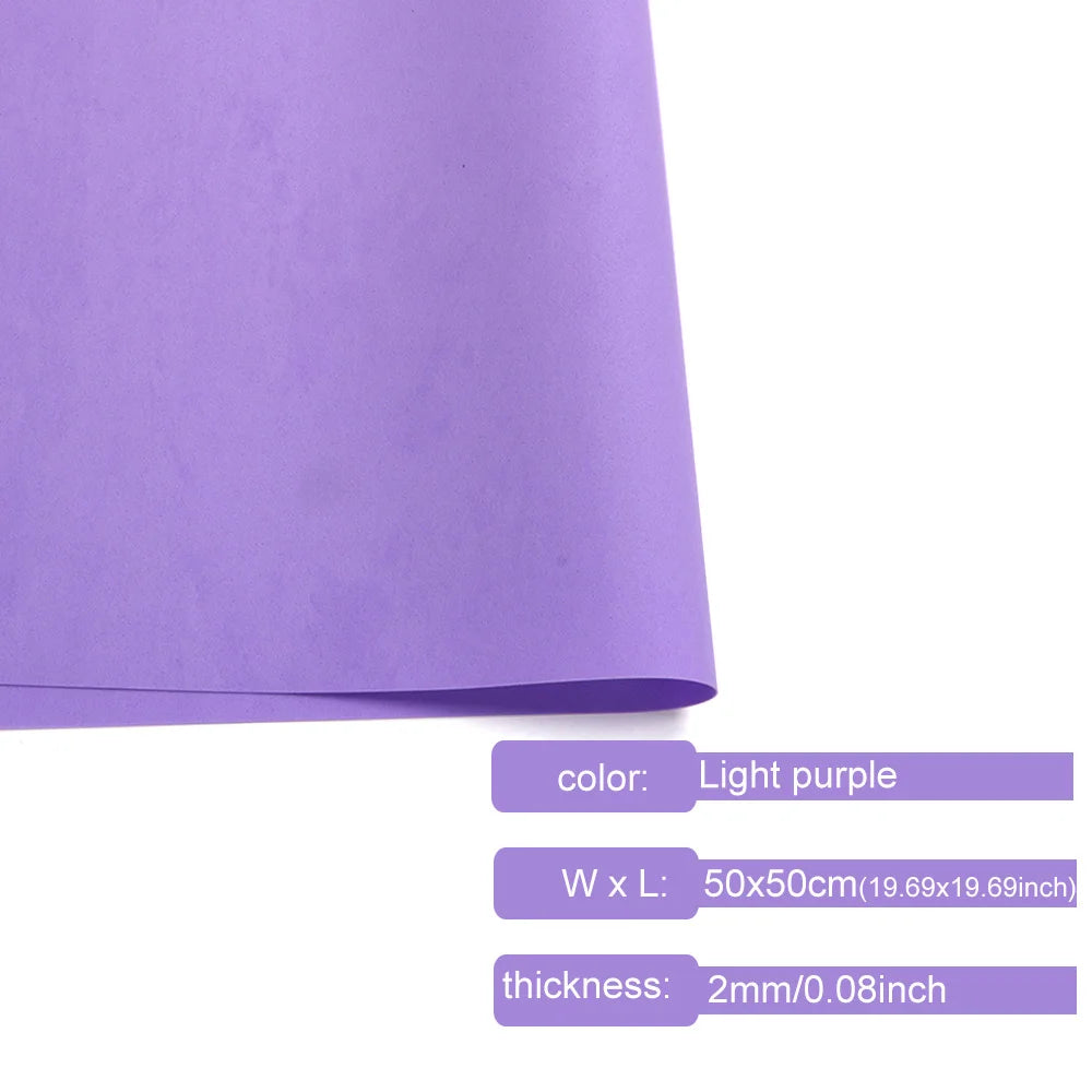 1 Pcs 2mm Colorful  EVA Foam Sheets 50x50cm, Colorful Craft Foam Paper for DIY, Cosplay, Scrapbooking, Arts & Crafts Projects
