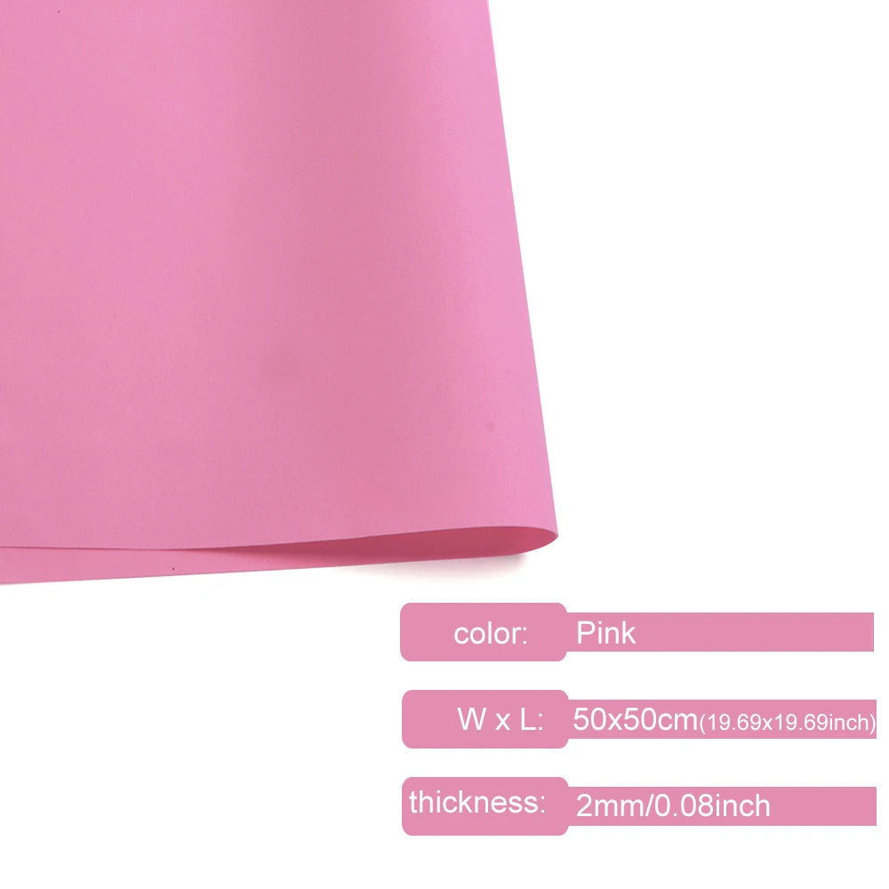 1 Pcs 2mm Colorful  EVA Foam Sheets 50x50cm, Colorful Craft Foam Paper for DIY, Cosplay, Scrapbooking, Arts & Crafts Projects