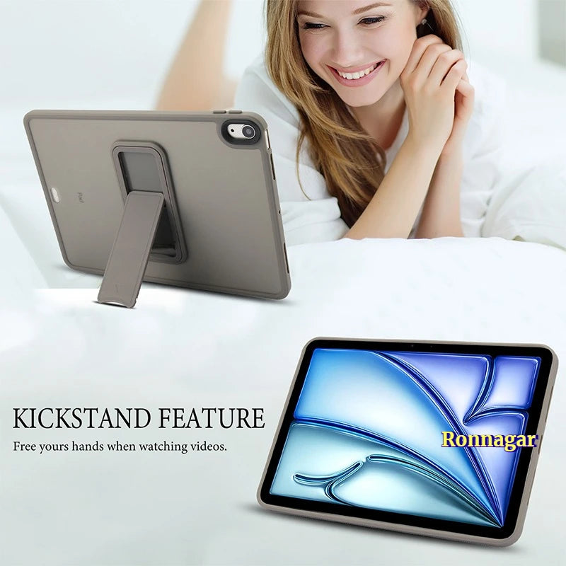 For iPad A16 11th Gen 2025 Case Air11 13inch Pro11 13 M4 Pro12.9 6th 5th Air4 5 10.9 10th 9th 8th 10.2 9.7 5th 6th Stand Holder