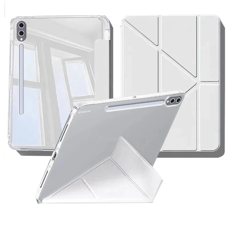 Magnetic Y-fold Case for Samsung Galaxy Tab S10 FE+ 131'' 10.9'' 2025 A11/S11/S10/S9/S8/S7Plus 12.4'' 11'' for Samsung S9+/S9 FE