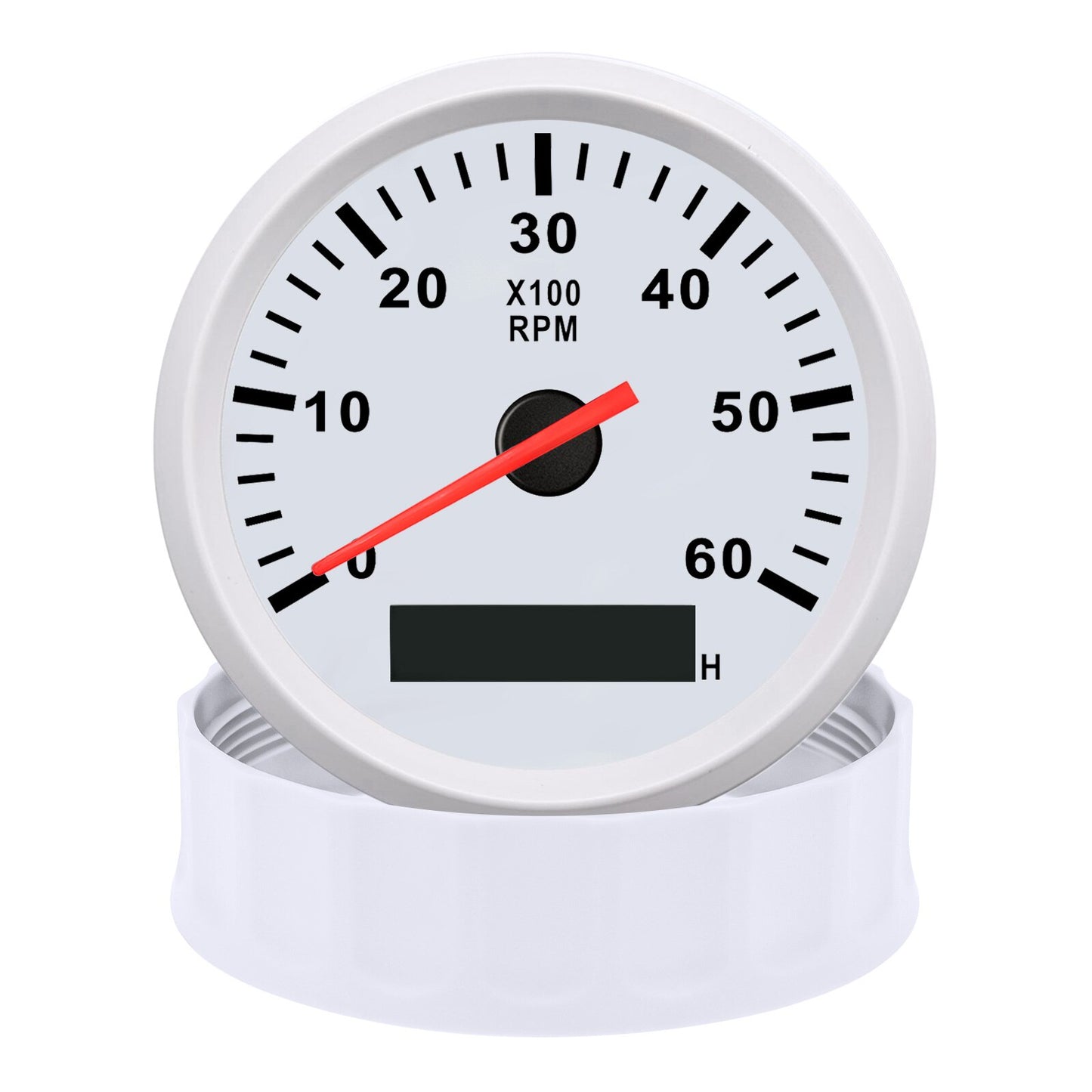 HD 3000 4000 6000 7000 8000 RPM 85MM Tachometer Tacho Gauge Red Light For Car Boat Diesel Gasoline Engine RPM Meter 12V/24V - KiwisLove