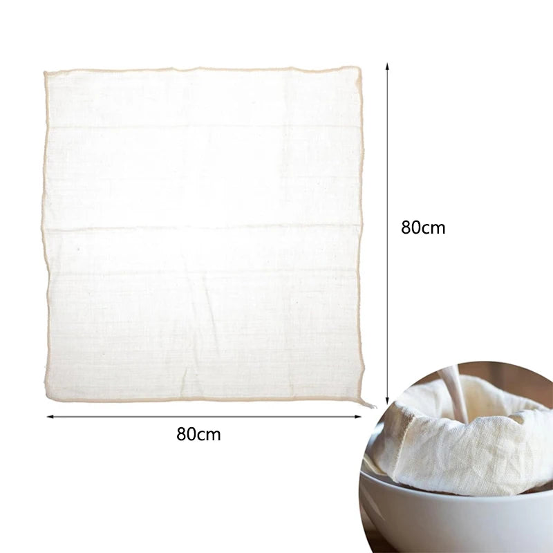 1-5p Cotton Gauze Muslin Tofu Cheese Soy Milk Wine Filter Cloth Kit DIY Soy Pressing Kitchen Gadgets Baking Ferment Pastry Tools