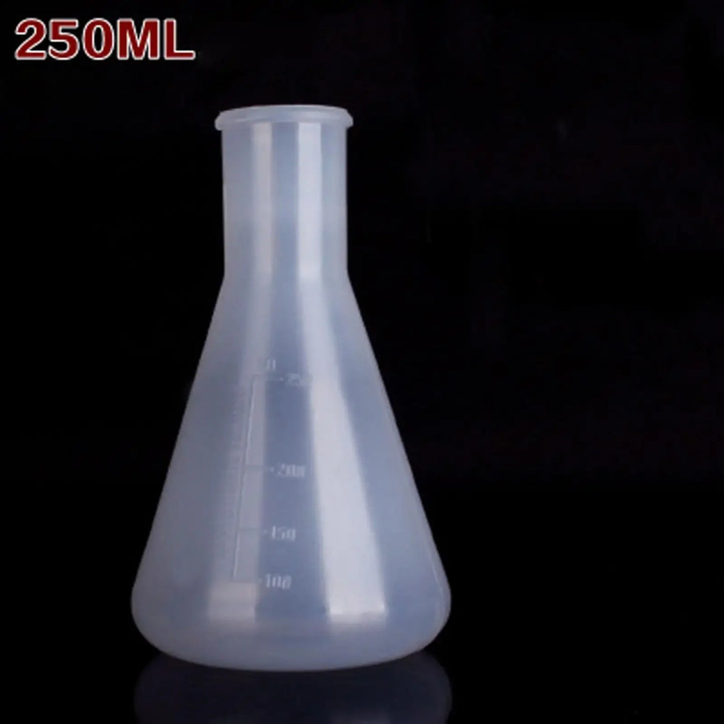 25/50/100/125/250/500/1000/2000ML PP Conical Erlenmeyer Flask Without Cap Lab Teaching Experiment - KiwisLove