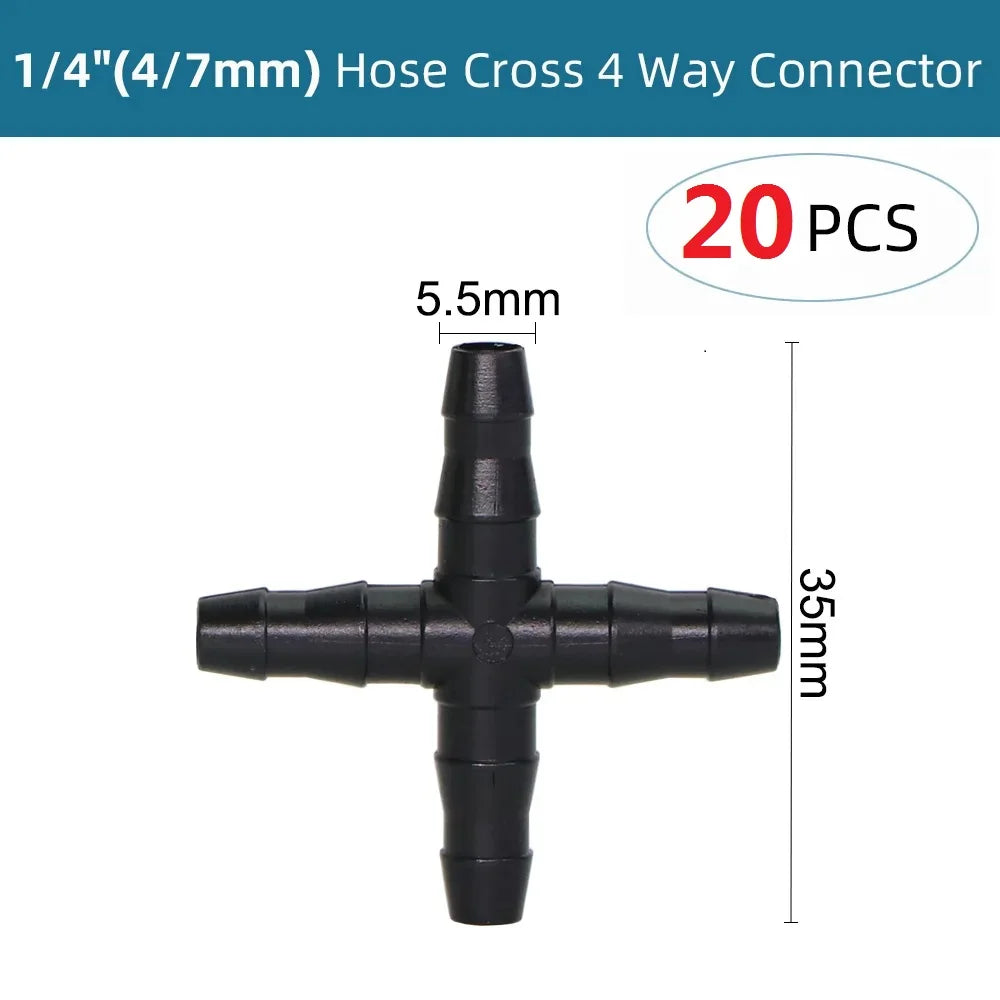 5-50M Garden Drip Irrigation System Automatic Watering Water Hose Micro Drip Watering Kits with Adjustable 8 Holes Drippers