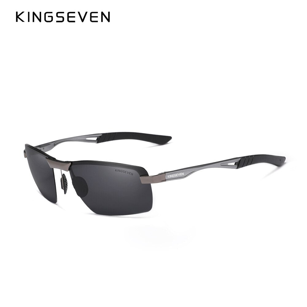 KINGSEVEN 2023 New Men's Polarized Sunglasses Aluminum Frame UV400 Sun Glasses Male Eyewear Driving Glasses - KiwisLove