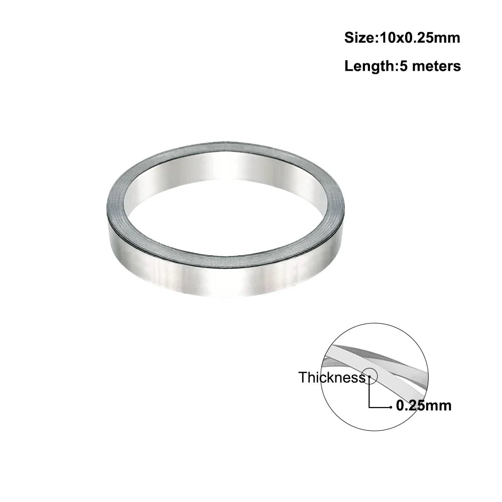 5m Nichrome Flat Heater Wire For Heating Elements Strip Accessories of Vacuum Sealing Packaging Machine Heating Sealer Parts