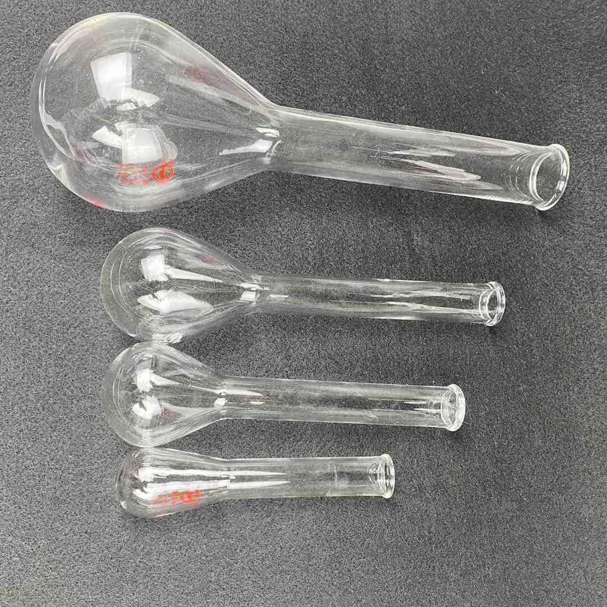 30ml 50ml 100ml Kjeldahl Round Bottom Long Neck Lab Borosilicate Glass Flask Nitrogen Determination - KiwisLove