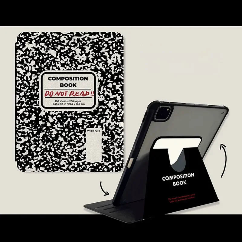 Graffiti Cat Case For iPad 10.2 9th 8th 7th A16 11th 2025 2024 Air11 13 inch Pro11 13 M4 Air4 5 10.9 10.5 IPad10 Pro12.9 5th 6th