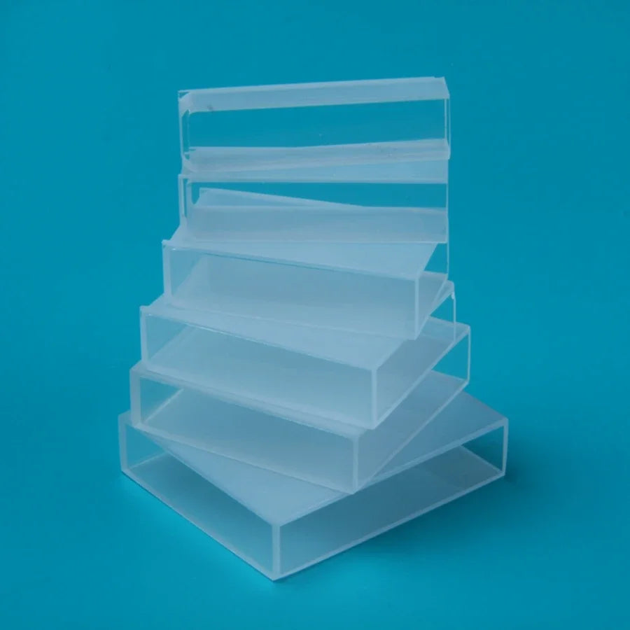 30mm Optical Glass Cuvettes Cell Cuvette for Spectrophotometer - KiwisLove