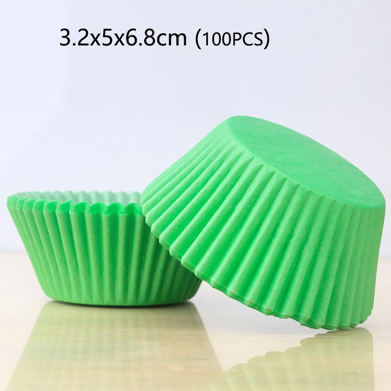 100-1000Pcs Muffin Cupcake Paper Cups Cupcake Liner Baking Muffin Box Cup Case Party Tray Cake Decorating Tools