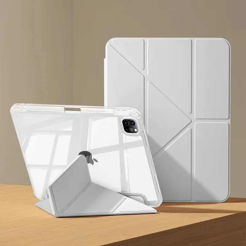 For iPad Air 5 Air 6 A16 11th M3 iPad Pro 11 12.9 13 10 Gen 10.5 10.2 9th 8th 6th 5th 9.7" Mini 7 6 Smart Case with Pen Holder - KiwisLove