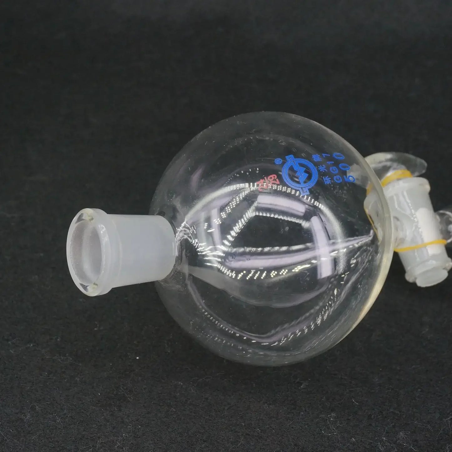 500ml #19 #24 #29 Ground Joint Ball Shaped Lab Separatory Funnel With Glass Stopcock - KiwisLove