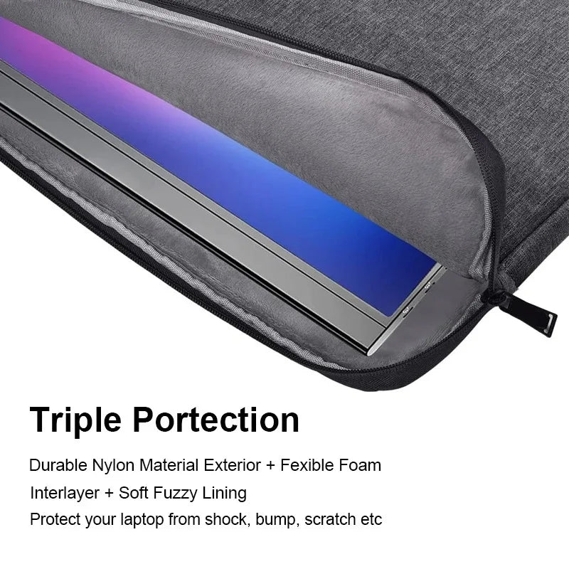 13.1inch Tablet Sleeve Case for 2025 Samsung Galaxy TabS10 FE S10/S9/S8 Ultra 14.6inch Handbag Cover for S7/S8/S9FE 12.4'' Funda