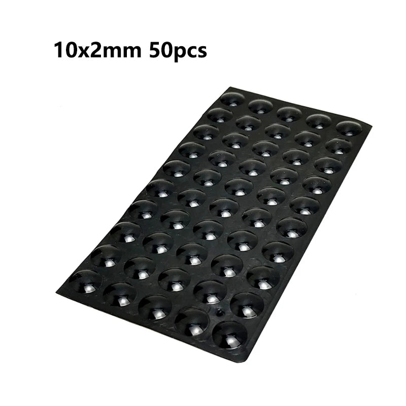 Strong Self-Adhesive Clear Door Stopper Rubber Damper Buffer Cabinet Bumpers Furniture Dots Cushion Protective Pads Tiny Bumpons