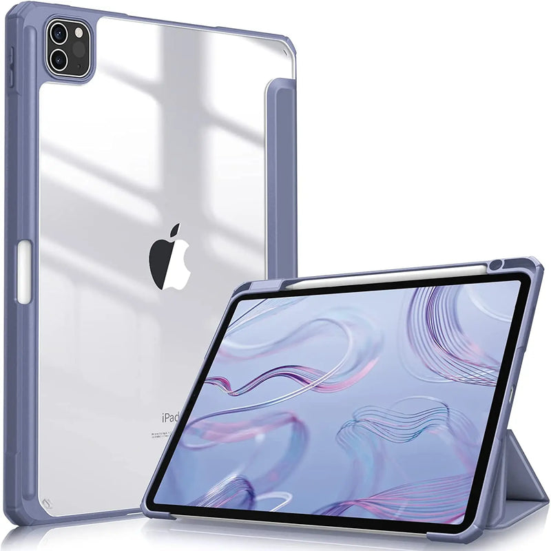 For iPad Case 10.2 9th 8th 7th 10 10th Generation Pro 11 13 2024 12.9 2022 Cover Pencil Holder Funda For iPad Air 5 4 10.9 Cases - KiwisLove