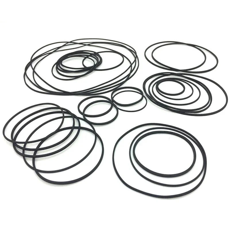 30-120Pc 26-135mm Universal Mix Cassette Tape Machine Belts Assorted Common Belt Pro for Recorders CD-ROM Video Machines Walkman