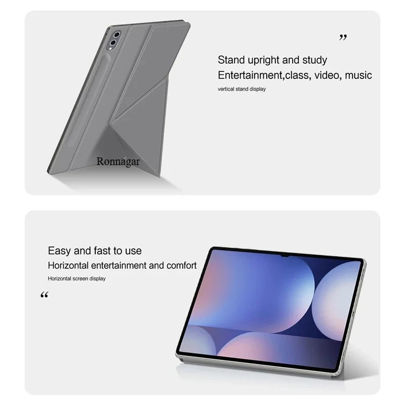 Magnetic Tablet Case For Samsung Galaxy Tab S10 FE Plus 13.1 2025 X620 X626b S10 S9 S8 S7Plus 12.4 11 S10 S9 S8 Ultra 14.6 Cover