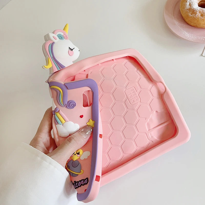 Cartoon Horse Case For iPad A16 2025 2024 Air11 M3 M2 Mini1 2 3 4 5 6 7 Pro11 M4 M2 9.7 10.2 10.9 iPad 6 7 8 9 10th iPad Air 4 5
