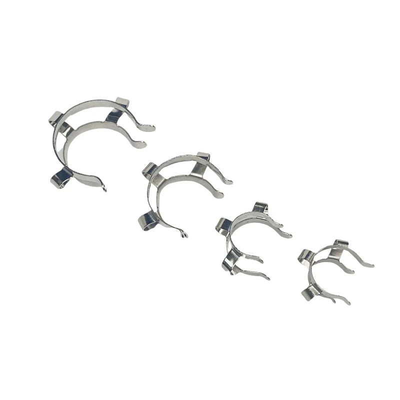 14# 19# 24# 29# 34# 45# Joints 304 Stainless Steel Lab Cone-shape Clamp Clip For Glass Adapter