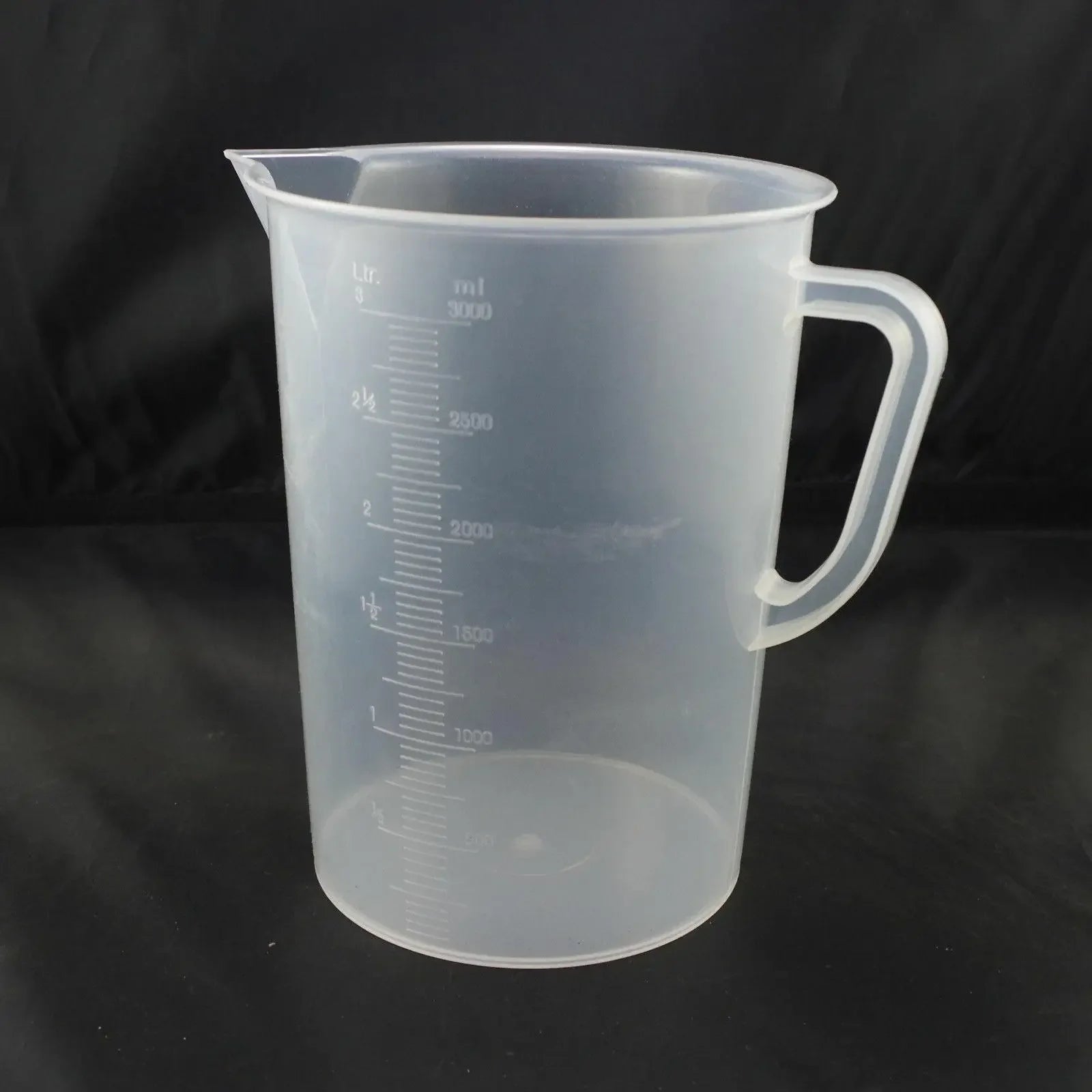 Capacity 250ml 500ml 1000ml 2000ml 3000ml 5000ml Plastic Clear Measuring Cup Graduated Lab Test Liquid Measure Tool Lot - KiwisLove