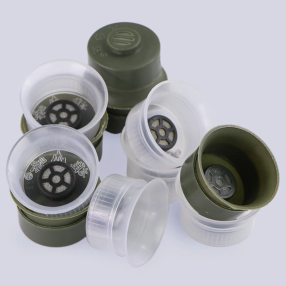 20/50pcs Mushroom Spawn Grow Bag Filter Cover Sealable Double Sleeve Lock Ring Cap for Agaric Spawn Culture Planting  Pouch Tool