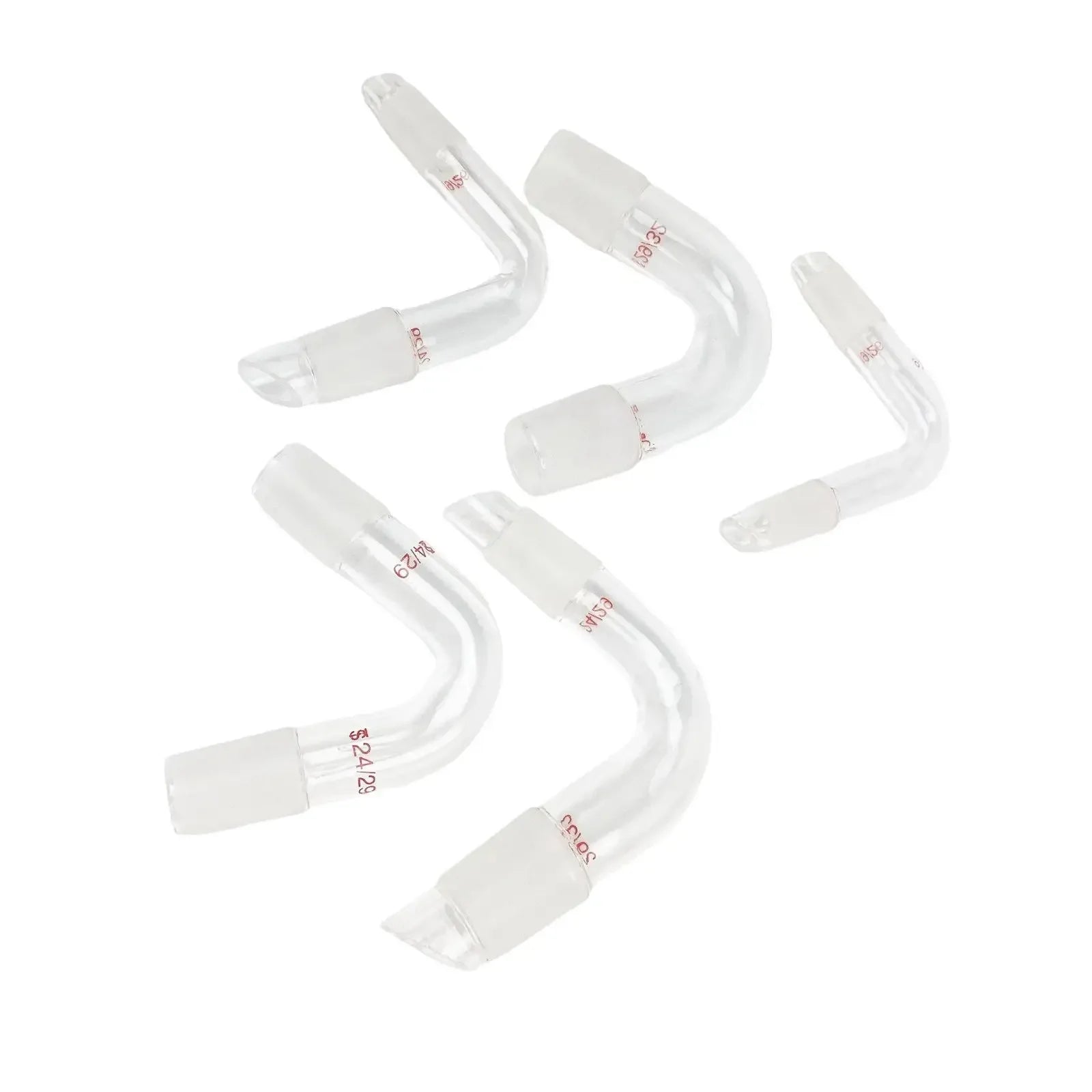 #14 #19 #24 #29 #34 Joint Equal Reduce Borosilicate Glass Distillation Adapter Distilling Head 75 Degree Bend Lab ware - KiwisLove