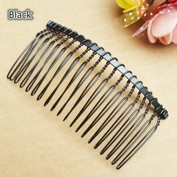10Pcs 20 Teeth DIY Metal Hair Comb Claw Hairpins for Wedding Jewelry Making Findings Handmade Comb Base Bridal Accessories - KiwisLove