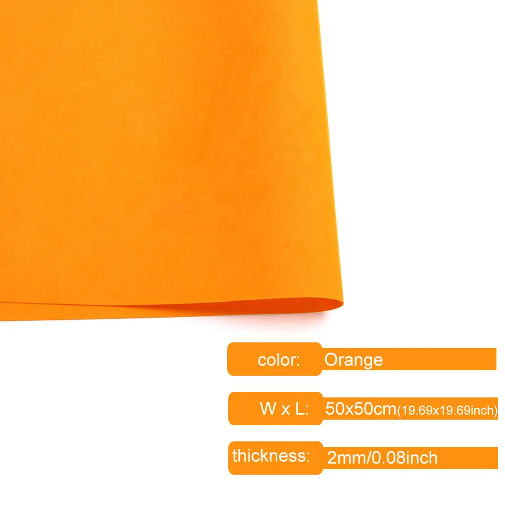 1 Pcs 2mm Colorful  EVA Foam Sheets 50x50cm, Colorful Craft Foam Paper for DIY, Cosplay, Scrapbooking, Arts & Crafts Projects