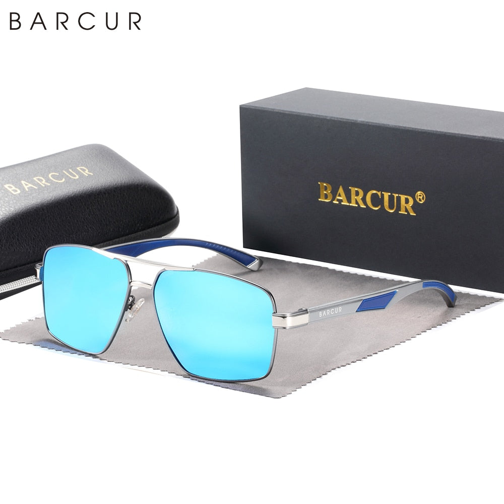 BARCUR Sunglasses for Men Polarized Classic Sports Sun Glasses for Men UV400 Shades Eyewear Oculos Gafas De Sol - KiwisLove