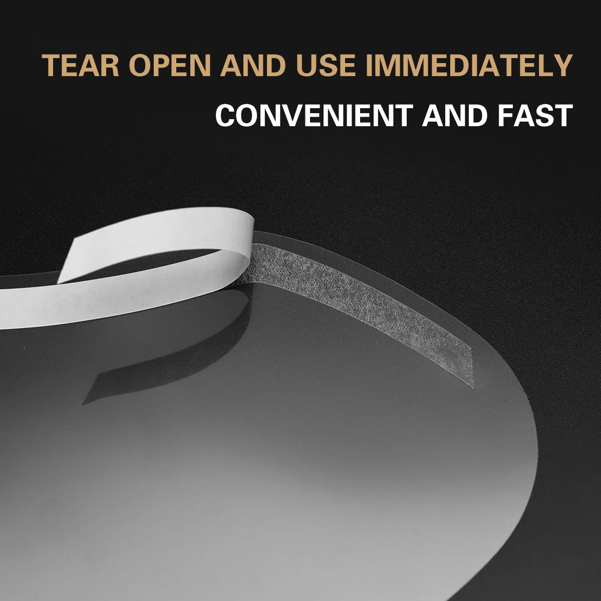 50/100 PCS Disposable Shield Safety Face Shield Microblading Protective Shower Eye Shields Masks for Hairspray Salon Supplies - KiwisLove