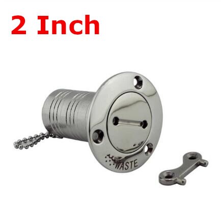 1-1/2" and 2" Marine Boat Hardware Deck Fillers 316 Stainless Deck Filler Fuel Water Waste Diesel Gas Key Cap Filler 38mm 50mm - KiwisLove