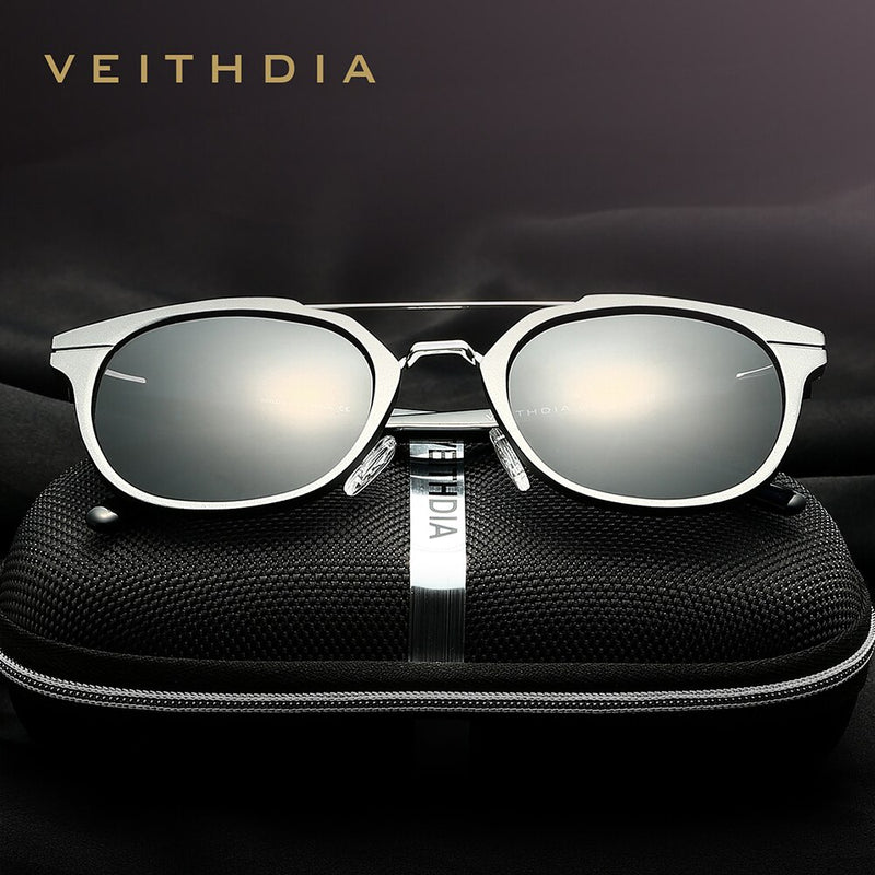 VEITHDIA Aluminum Sunglasses Men Brand Driving Fashion Polarized UV400 Lens Unisex Vintage Eyewear Male Glasses For Women VT6392 - KiwisLove