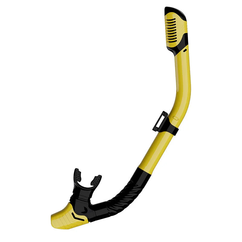 XIAOTREE Dry Snorkel Tube Easy Breath Scuba Diving Splash Guard Top Valve Swimming Underwater Equipment For Adults Kids Youth