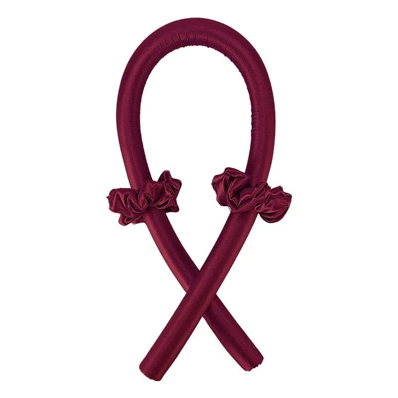 Heatless Curling Rod night cap Lazy Hair Curlers Headband No Heat Ribbon Hair Rollers Sleeping Soft Headband Hair Styling Tools - KiwisLove