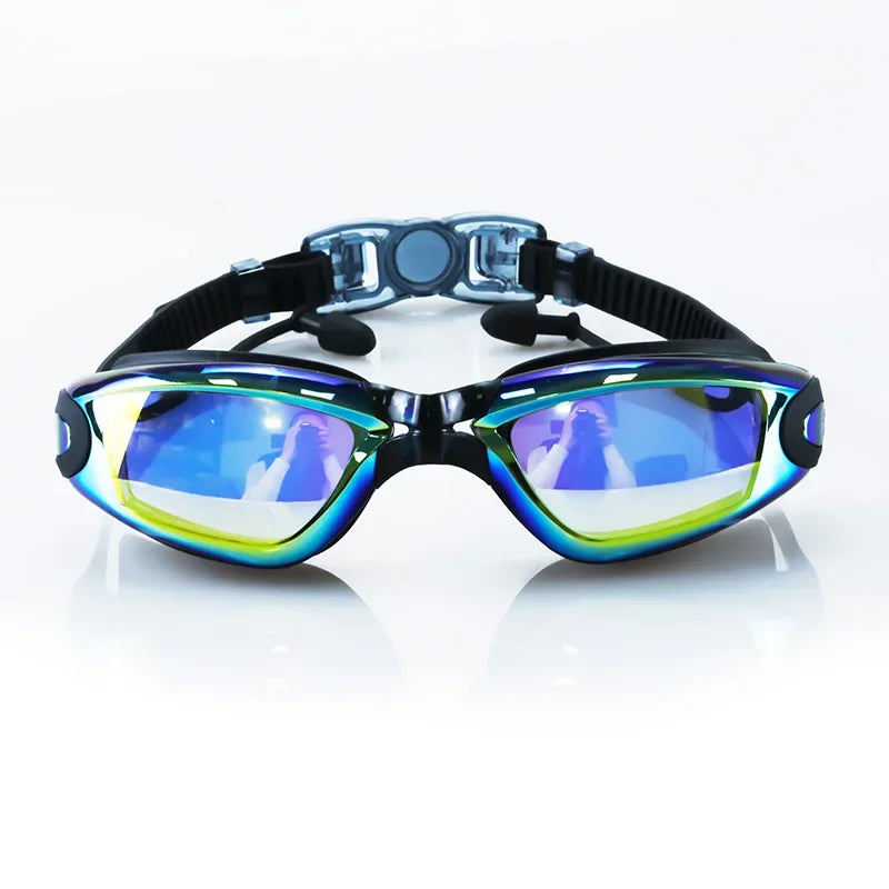 Swimming Goggles Professional Waterproof Swim Eyewear Glasses Anti-fog 100% UV Protection No Leaking For Adult Men Women Youth