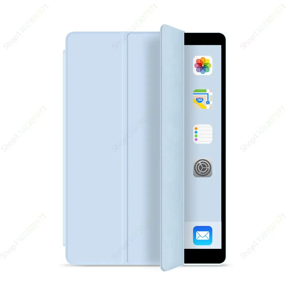 Ultra Slim Case for iPad Air 5th Air 6th Generation M2 2024/Air4th 10.9 iPad Pro11 M4 ipad 7 8 9th 10th Gen Air3 10.5 Sleep wake