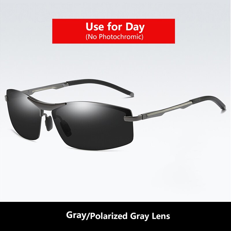 Day Night Vision Sunglasses Men Goggles Glasses Anti-glare UV400 Driving Outdoor Photochromic Yellow Len Polarized Eyewear 557 - KiwisLove