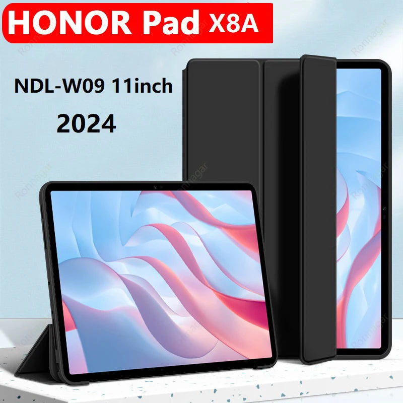 Ultra Slim Funda Honor Pad X8a Case 2024 NDL-W09 11" X9a 2025 11.5'' ELN2-W29 Smart Case for Huawei Honor PadX8A/X9A Wake/Sleep