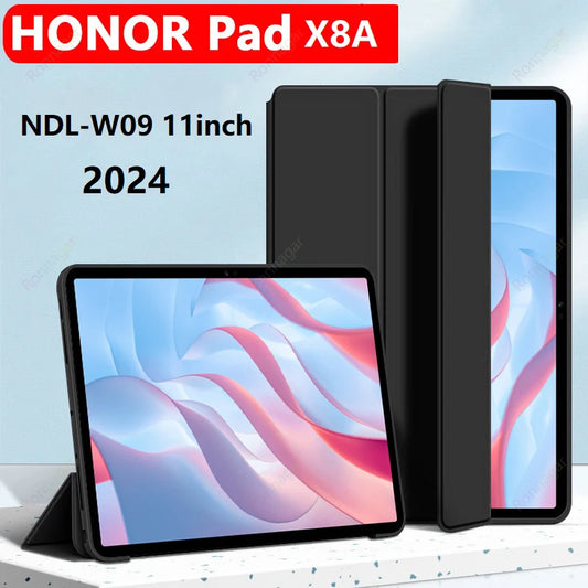 Ultra Slim Funda Honor Pad X8a Case 2024 NDL-W09 11" X9a 2025 11.5'' ELN2-W29 Smart Case for Huawei Honor PadX8A/X9A Wake/Sleep