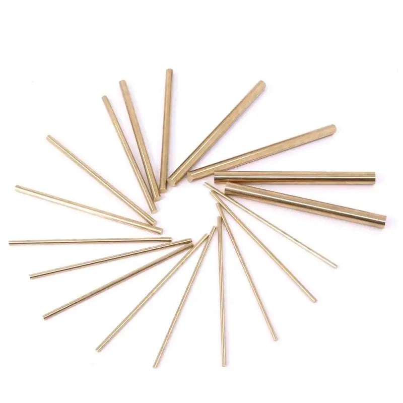 1-10pcs Diameter1.6-20mm brass bar rod brass round bar length100-450mm stick for knife handle part diy accessories