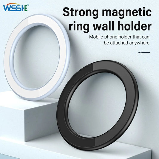 Magnetic Ring Holder For iPhone 14 13 12 Magnet Wall Mobile Phone Holder Magnetic Car Phone Stand for Magsafe case ipad Tablet - KiwisLove