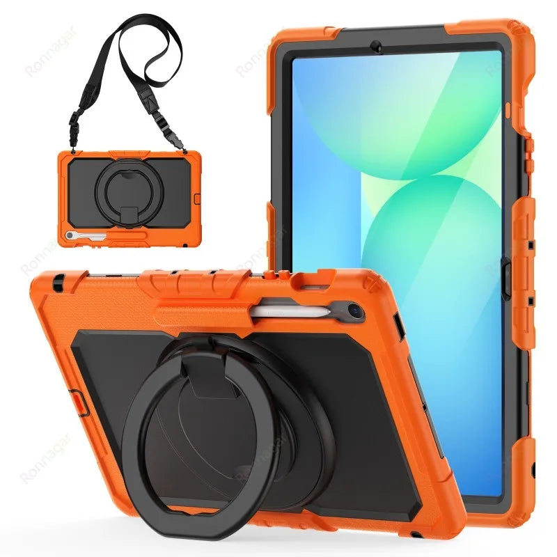 Compatible with Samsung Galaxy Tab S10 FE+ 13.1 inch SM-X620/X626B Case Heavy Armor Shockproof Drop Funda S10 fe + 13.1" Cover